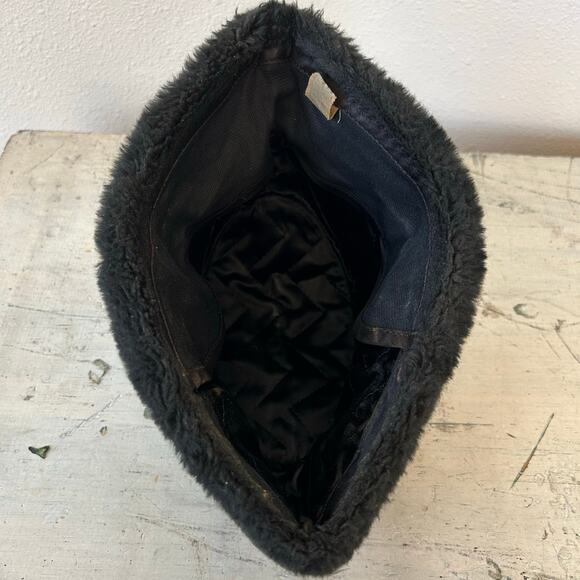 Vintage faux fur trappers hat United Hatters Cap warm winter Union Made USA S - Picture 13 of 14